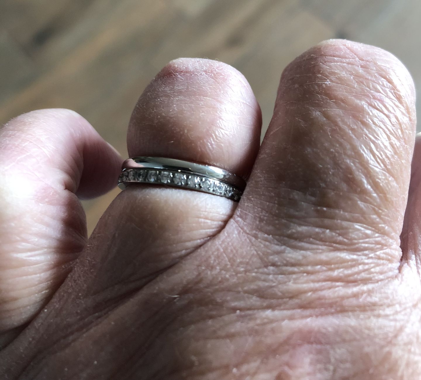 Customer photo review of Original 2mm Full Glitz Ring