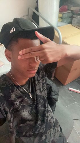 Customer photo review of DOUBLE TROUBLE ETERNITY RING. - 18K GOLD