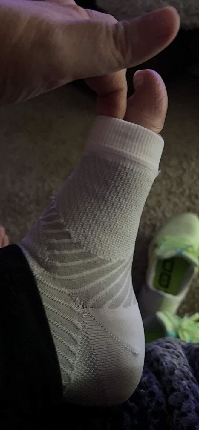 Customer photo review of Ankle Sleeves | Neuropathy Compression Socks | Plantar Fasciitis Socks
