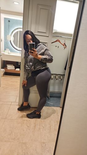 Customer photo review of Vintage Washed 2pc Shacket Set (Ash Grey)