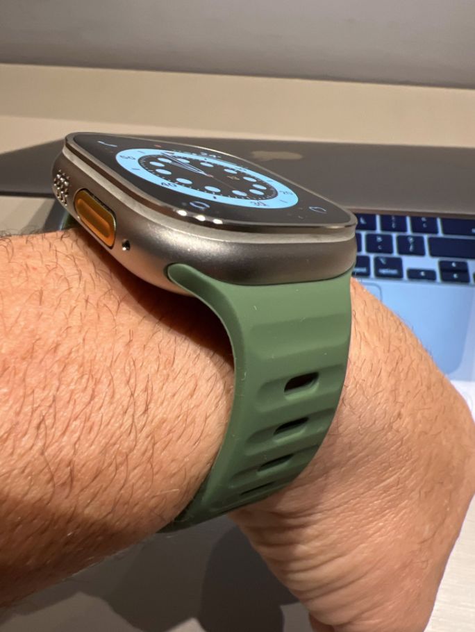 Customer photo review of Soft Silicone Strap for Apple Watch