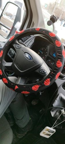 Customer photo review of Akatsuki Cloud Pattern Steering Wheel Cover