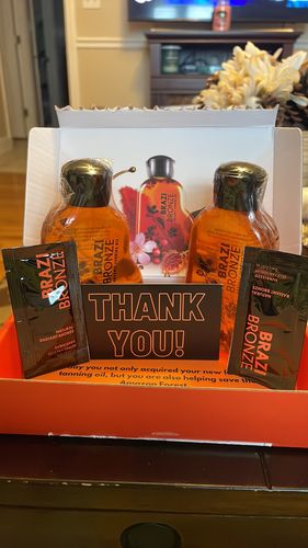 Customer photo review of 100% Natural & Organic Tanning Oil