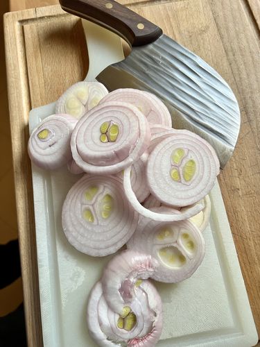 Customer photo review of Handgeschmiedetes Kochmesser - Ergonomic