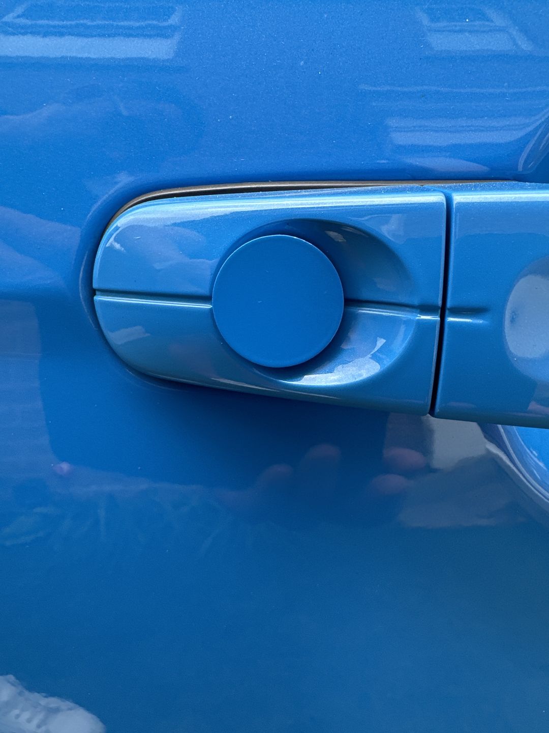 Customer photo review of Door Lock Barrel Blanking Plate - Mk2/2.5/3/3.5 Focus / Mk7/7.5 Fiesta (Painted)