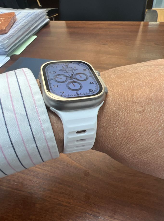 Customer photo review of Soft Silicone Strap for Apple Watch