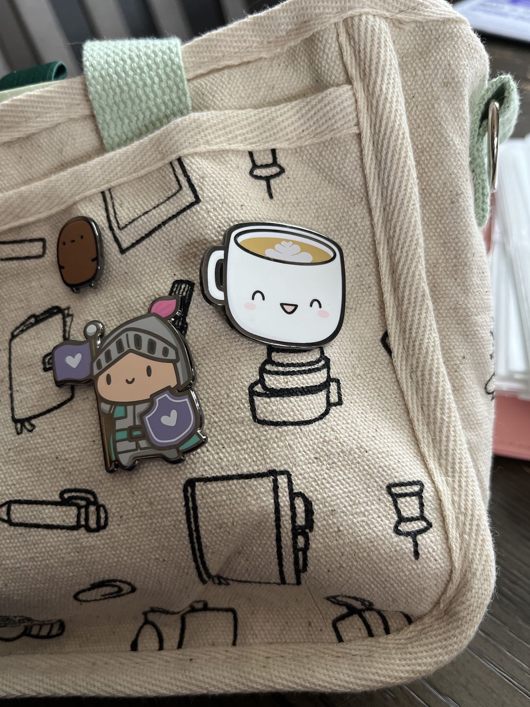 Customer photo review of Capcuccino Pin