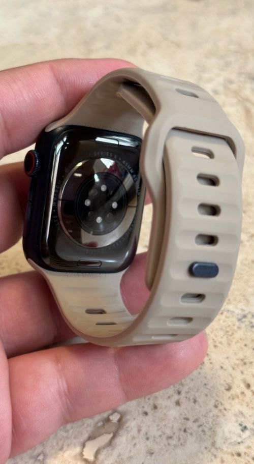 Customer photo review of Soft Silicone Strap for Apple Watch