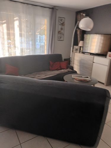 Customer photo review of Bleu Classy - Housse de Canapé Extensible