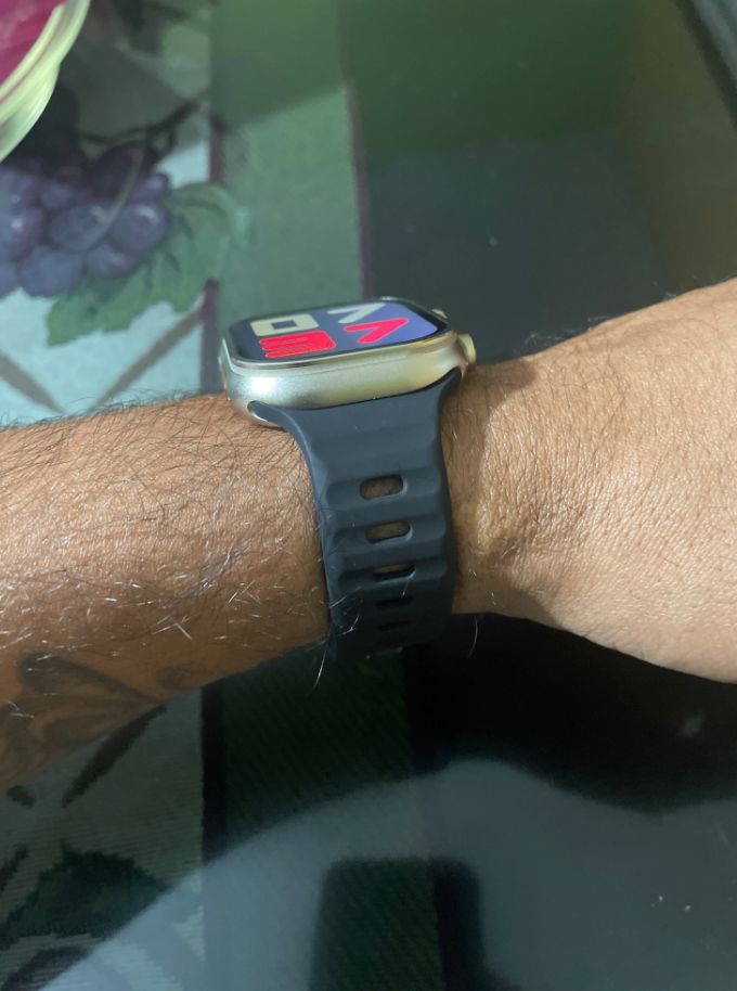 Customer photo review of Soft Silicone Strap for Apple Watch