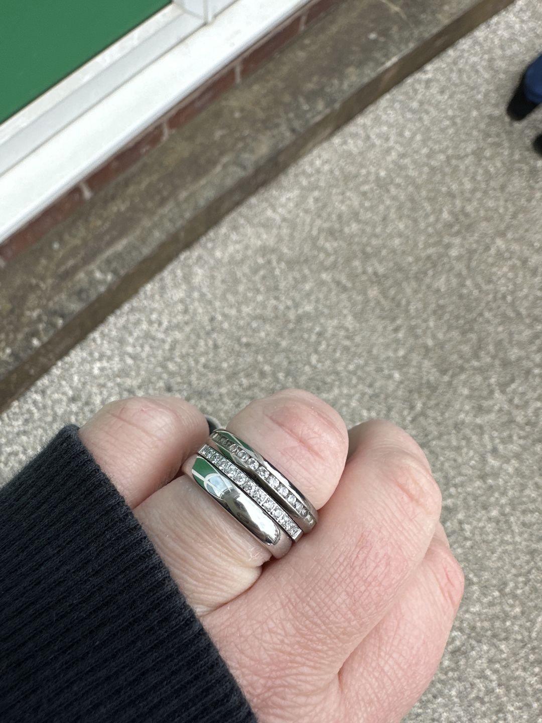 Customer photo review of Original 4mm Full Glitz Ring
