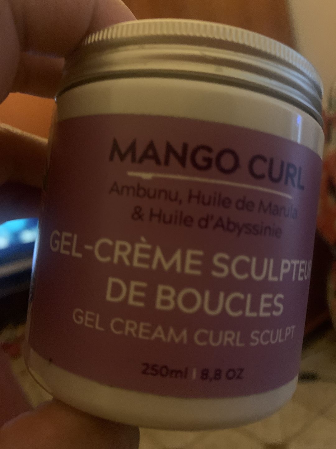 Customer photo review of Gel-Crème Sculpteur de Boucles
