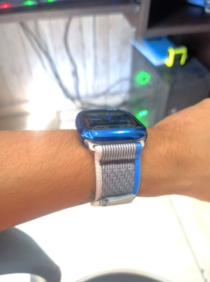 Customer photo review of Trail Nylon Loop Strap for Apple Watch