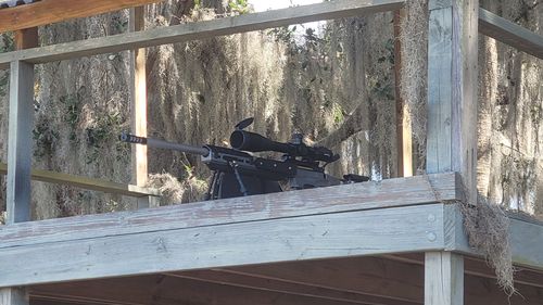 Customer photo review of Sniper KT 12-60X60 SAL Rifle Scope 35mm Tube Side Parallax Adjustment Glass Etched Reticle Red Green Illuminated with Scope Rings