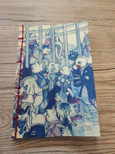 Customer photo review of Notebook Il ragazzo che dipingeva gatti - Fantasmi & Spiriti del Giappone
