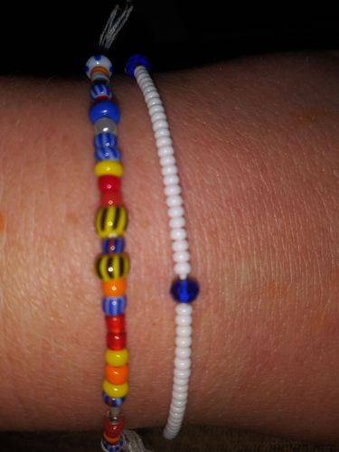 Customer photo review of Radiate Tie On Waist Beads