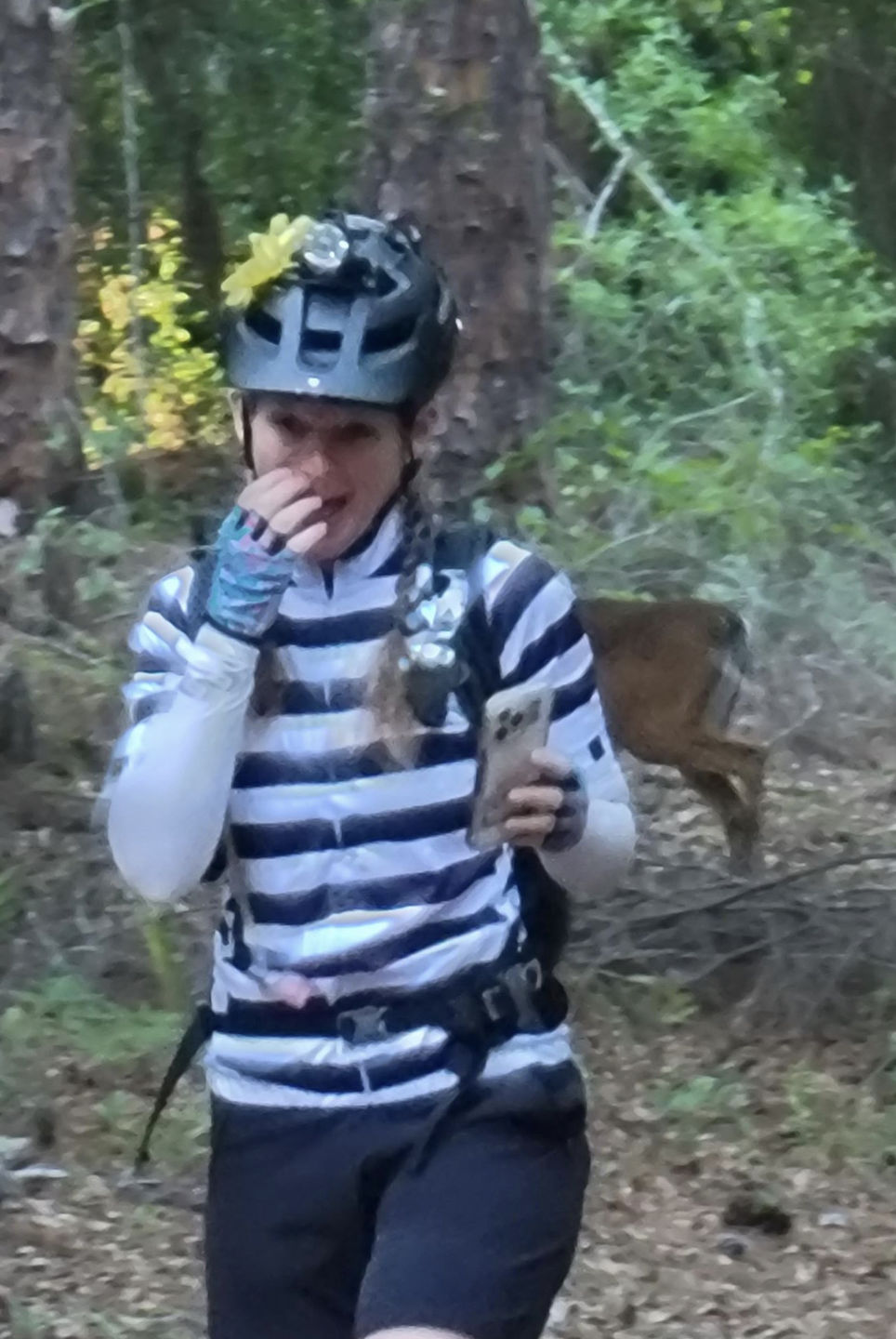 Customer photo review of Prison Inmate Cycling Jersey