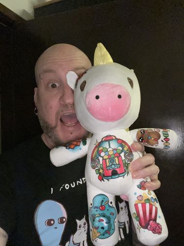 Customer photo review of Candy the Unicorn