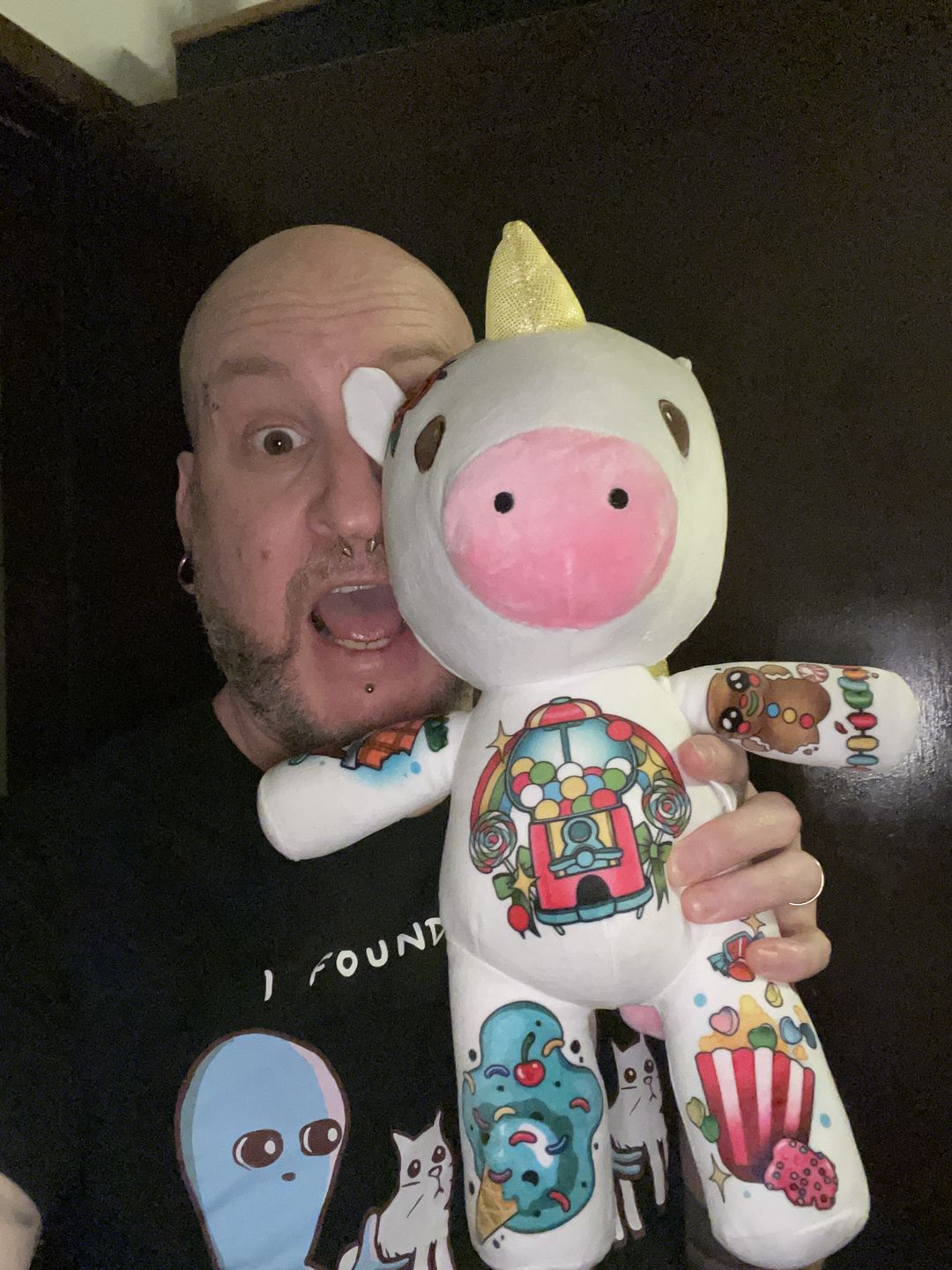 Customer photo review of Candy the Unicorn