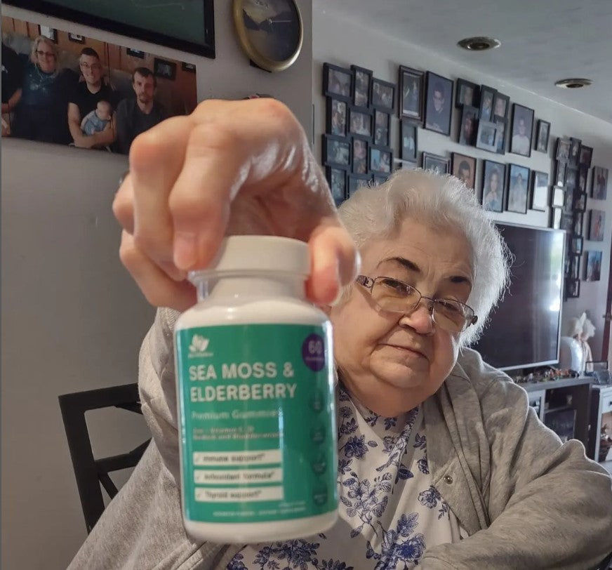 Customer photo review of Sea Moss Elderberry Gummies