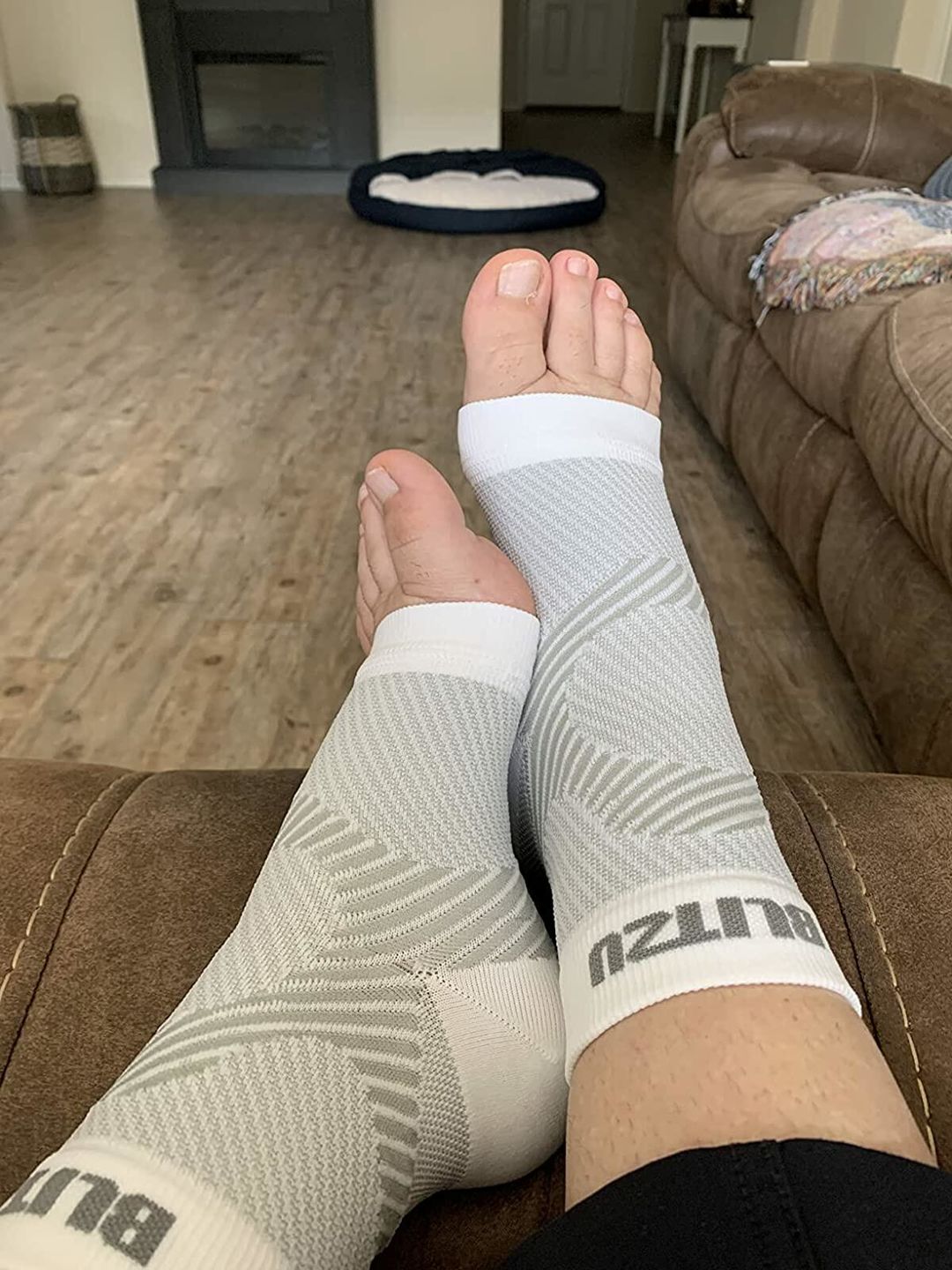 Customer photo review of Ankle Sleeves | Neuropathy Compression Socks | Plantar Fasciitis Socks