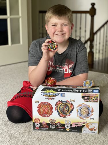 Customer photo review of Takara Tomy Beyblade Burst Dynamite Battle B-191 Overdrive Special Starter Set