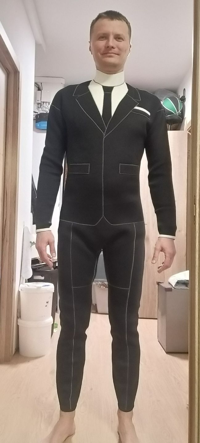 Customer photo review of 3mm Scuba Neoprene Wetsuit: Diving Suit
