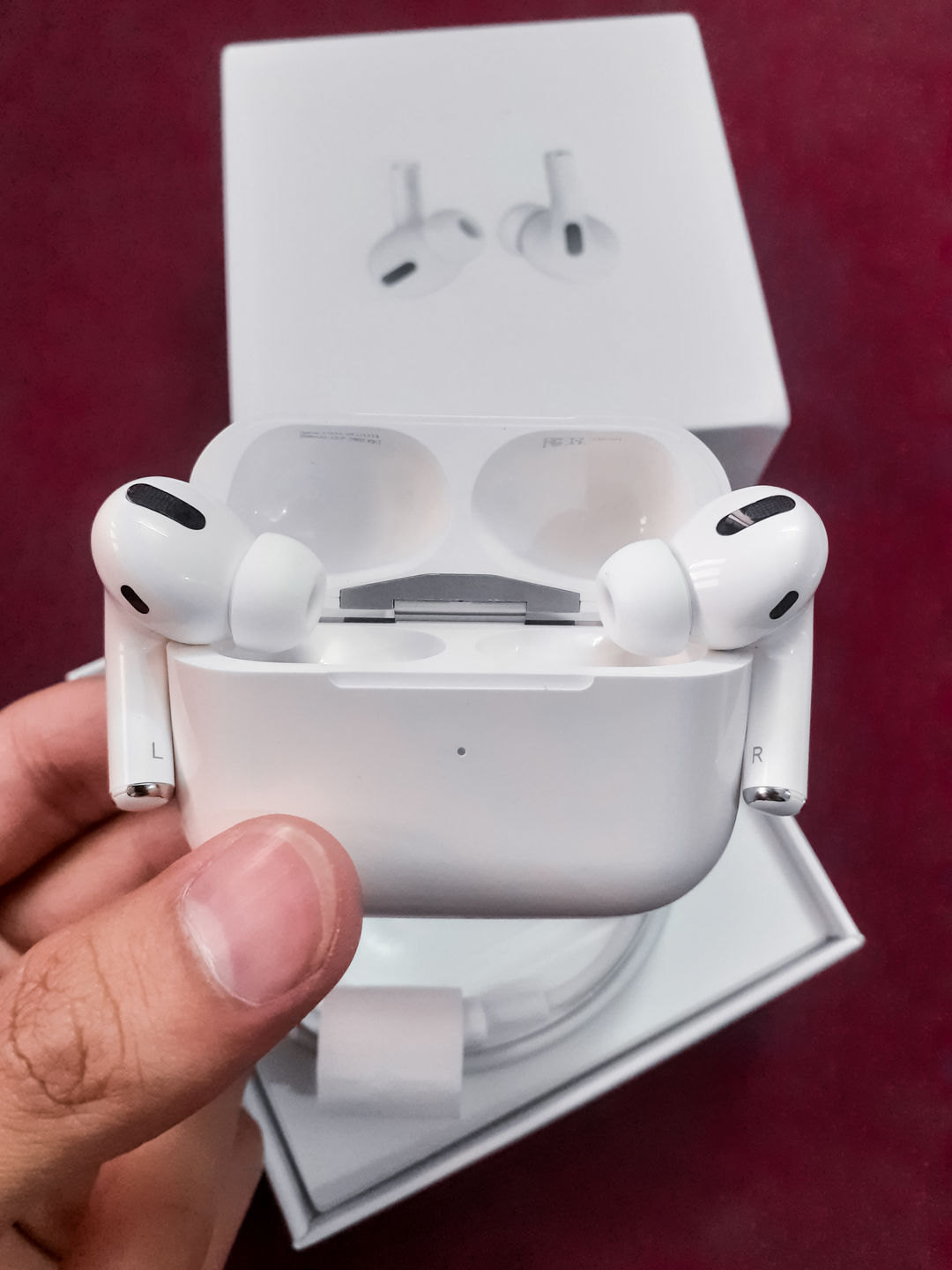 Customer photo review of AirPods Pro Titanium