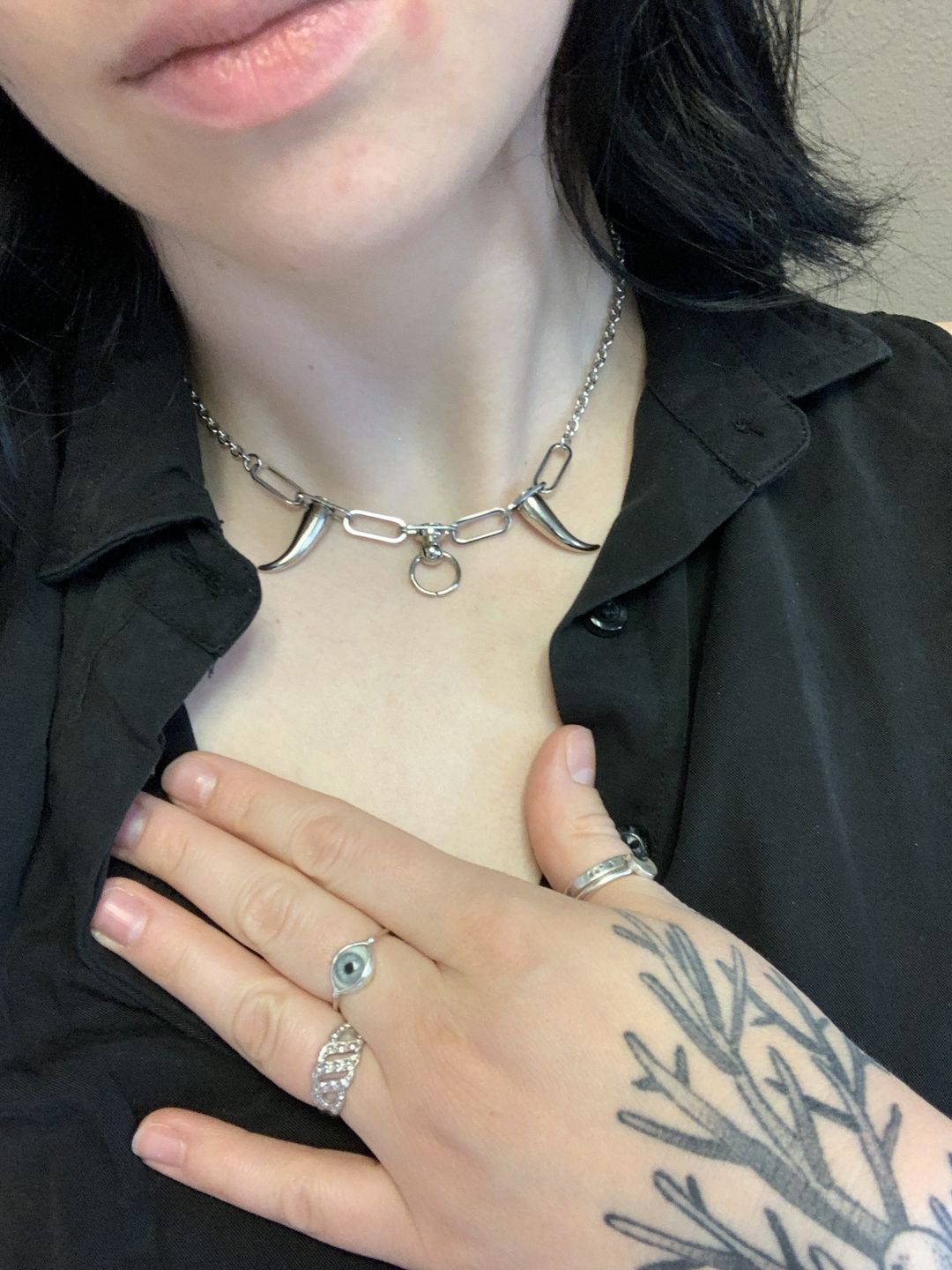 Customer photo review of Hannya Necklace