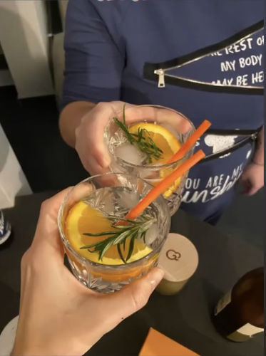 Customer photo review of REBELS 0.0% GIN ALTERNATIVE (alcohol-free)