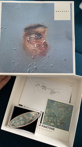 Customer photo review of Van Gogh Almond Blossom Tasarım Toka
