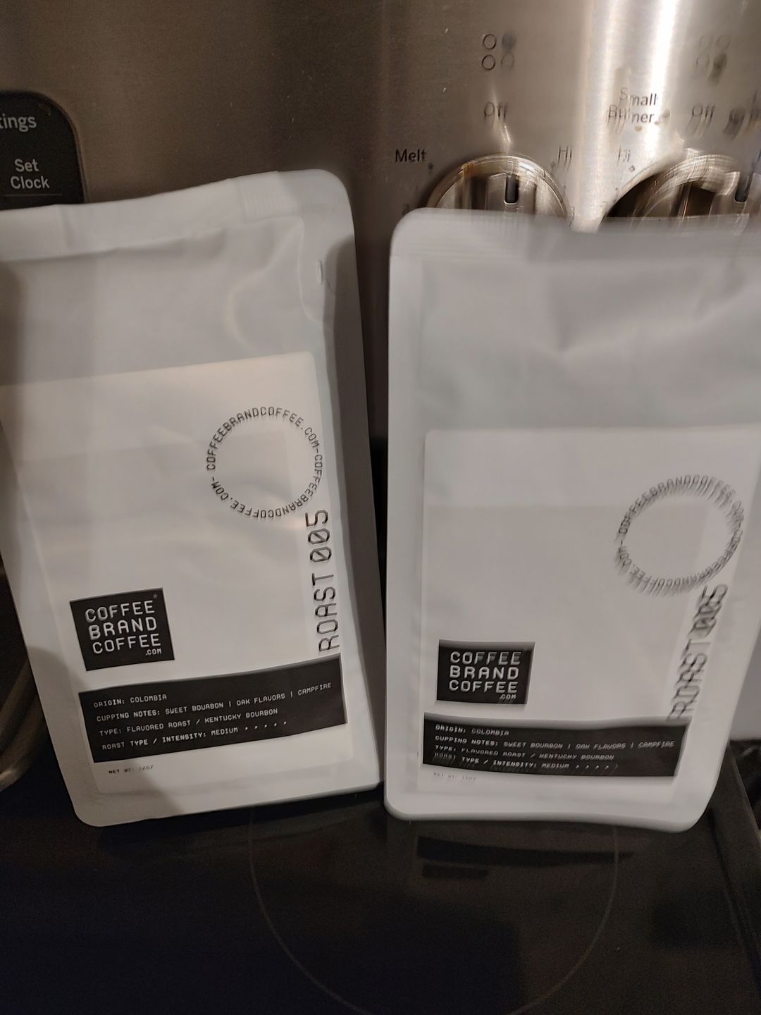 Customer photo review of Bourbon Flavored Coffee
