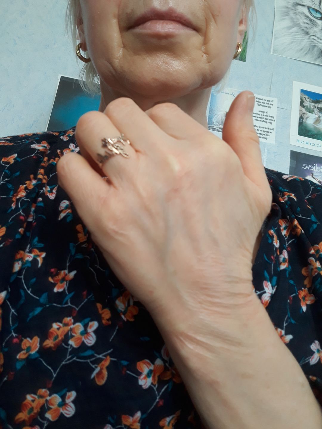 Customer photo review of Bague Deux Prénoms Personnalisable