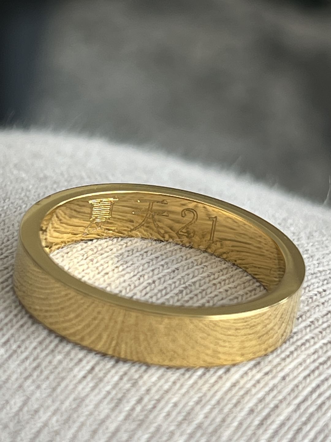 Customer photo review of Liana Ring | 18K vergoldet