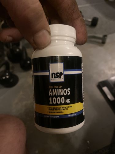 Customer photo review of Advanced Aminos 1000