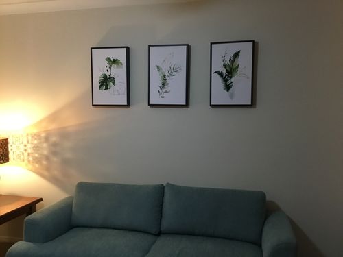 Customer photo review of Silver and Gold Linings, Watercolour Plants Trio
