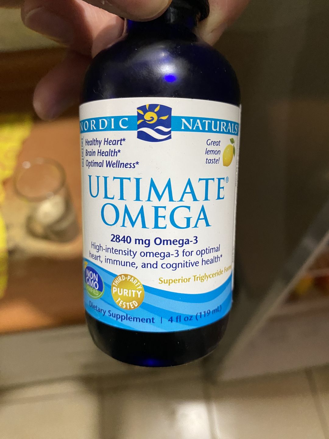 Customer photo review of Ultimate Omega-3 2.840 mg-119 ml