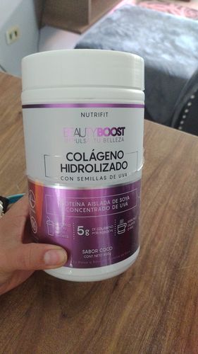 Customer photo review of COLÁGENO HIDROLIZADO CON VITAMINA C, D3, BIOTINA Y SEMILLAS DE UVA
