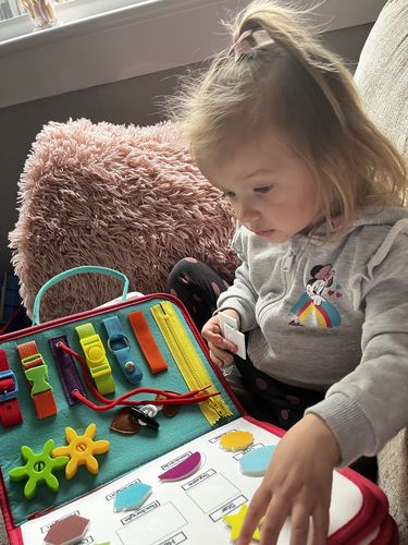 Customer photo review of MagicTouch - Montessori Sensory Board