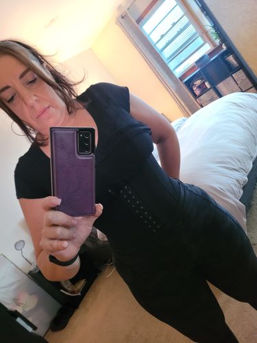 Customer photo review of Ultra-Sculpt Waist Trainer Vest with Hooks NS173