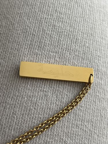 Customer photo review of Elvira | Halskette + Gravur