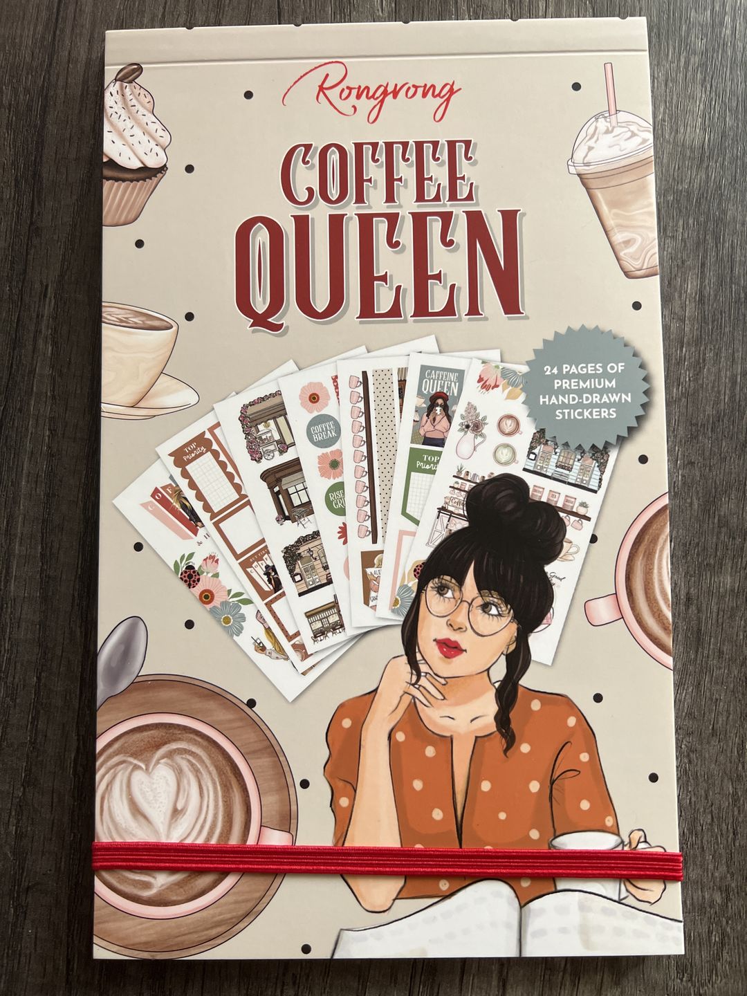 Customer photo review of Coffee Queen Planner Sticker Book