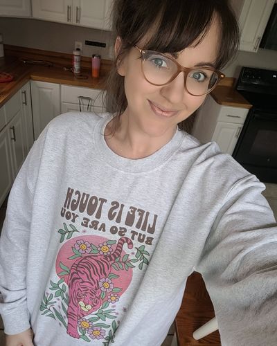 Customer photo review of Life Is Tough But So Are You (Tiger)