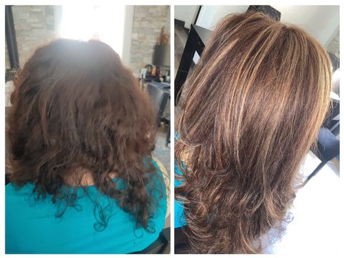 Customer photo review of Gamme Résistance - Kit Complet - Shampooing, masque et sérum