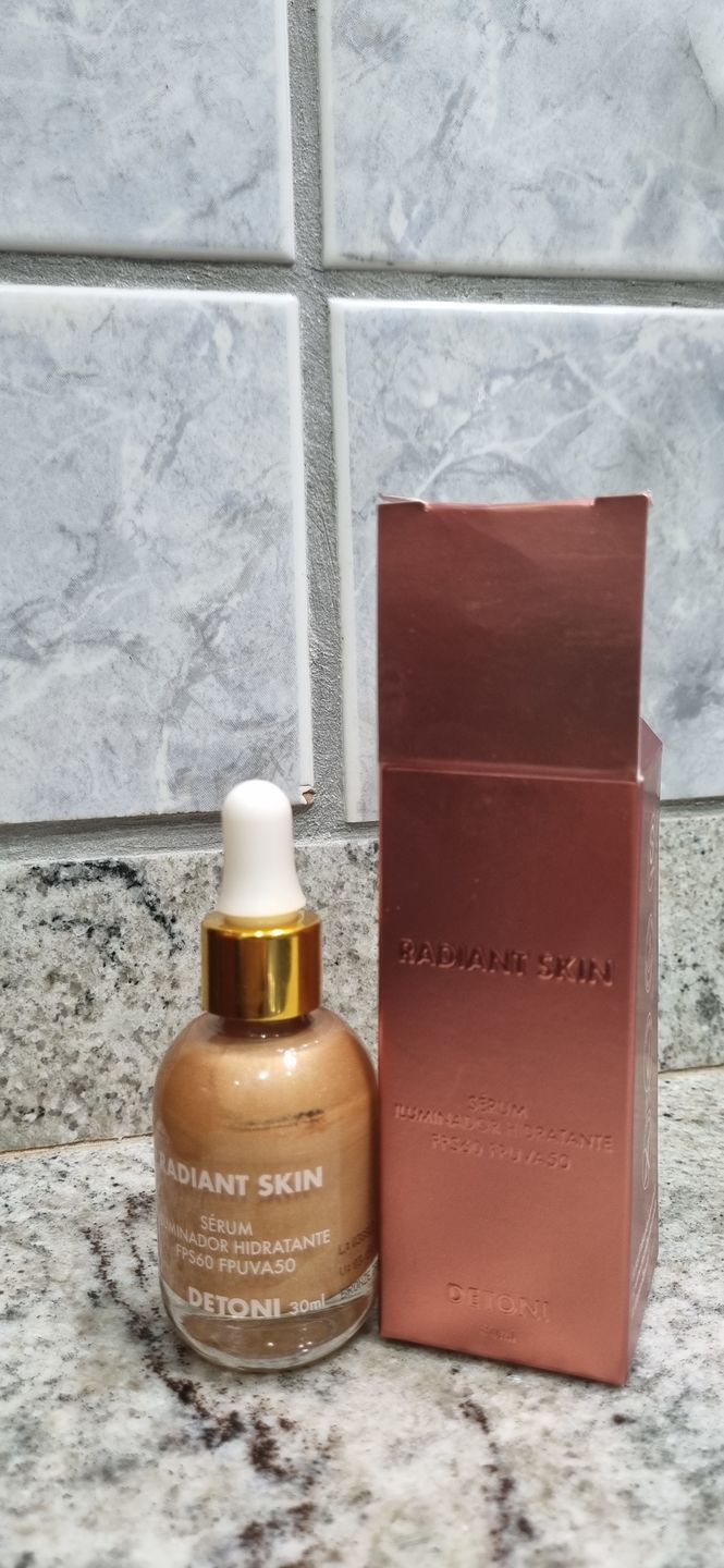 Customer photo review of RADIANT SKIN - BRONZE DROPS