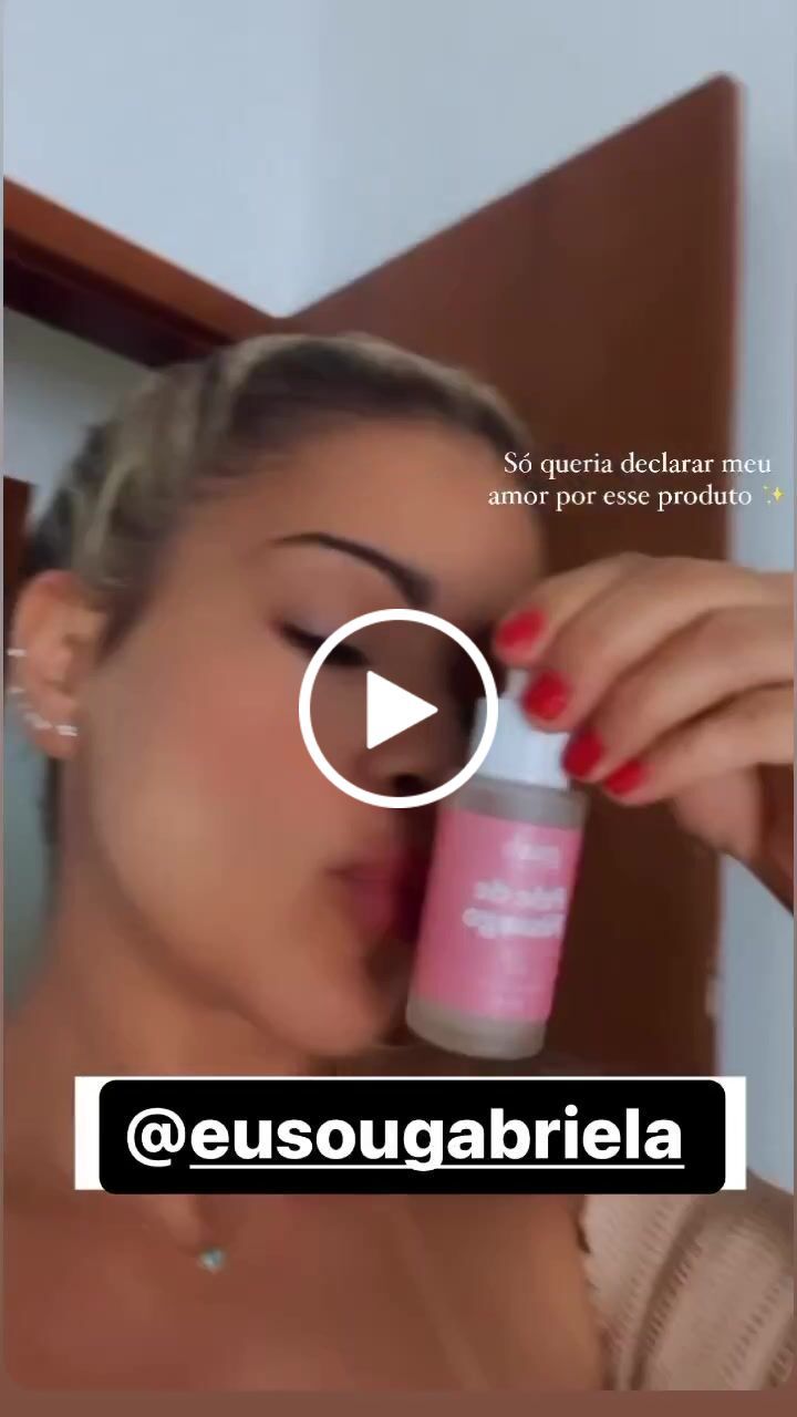 Customer video review of Pele de Pêssego - Sérum Facial 30 ml