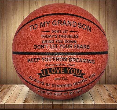 Customer photo review of To My GrandSon- Basketball - I Love You