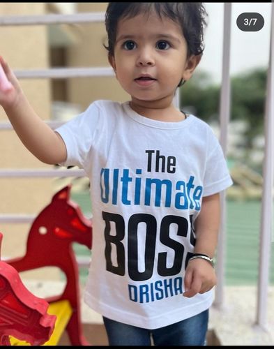 Customer photo review of Custom T Shirt Girl Round Neck