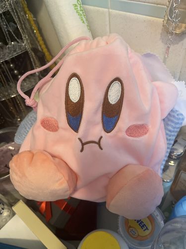 Customer photo review of Kirby Inspired Drawstring Bag