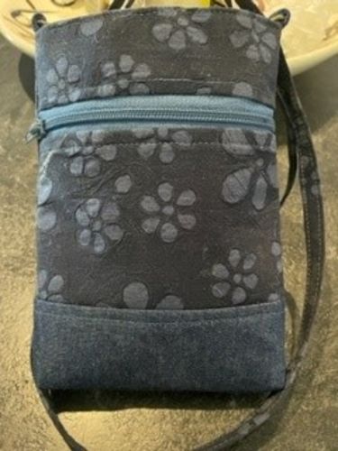 Customer photo review of Wanderlust Phone Bag Pattern